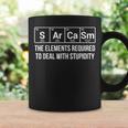 Sarcasm Elements Stupidity Chemistry Science Coffee Mug Gifts ideas
