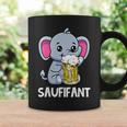 Saufifant Party Elefant Alkohol Bier Saufen Feiern Tassen Geschenkideen