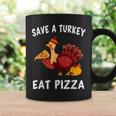 Save A Turkey Eat Pizza Thanksgiving Vegans Kids Adult Coffee Mug Gifts ideas