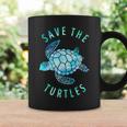 Save The Turtles Sea Turtle Tie Dye Ocean Wildlife Earth Day Coffee Mug Gifts ideas