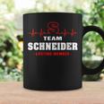 Schneider Surname Family Name Team Schneider Lifetime Member Coffee Mug Gifts ideas