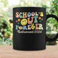 School's Out Forever Retired Teacher Retirement 2024 Coffee Mug Gifts ideas