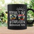 School's Out Forever Retired Teacher Retirement 2024 Coffee Mug Gifts ideas