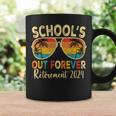 School's Out Forever Retirement 2024 Retired Teacher 2024 Coffee Mug Gifts ideas