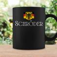 Schröder Surname German Family Name Heraldic Eagle Flag Coffee Mug Gifts ideas