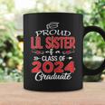Senior 24 Proud Lil Sister Of A Class Of 2024 Graduate Coffee Mug Gifts ideas