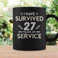 Service Anniversary 27 Years Of Work Anniversary Quote Coffee Mug Gifts ideas