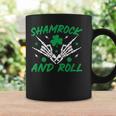 Shamrock And Roll Rock And Roll Saint Patrick's Day Skull Coffee Mug Gifts ideas