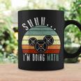 Shhh I'm Doing Math Weight Lifting Gym Workout Retro Vintage Coffee Mug Gifts ideas