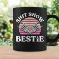 Shit Show Besties Skeleton Rock N Roll Bestfriend Coffee Mug Gifts ideas