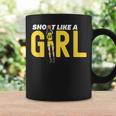 Shoot Like A Girl Basketball Girl Basketball Fan 22 Coffee Mug Gifts ideas