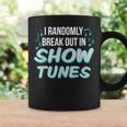 Show Tune Singer Theater Lover Broadway Musical Coffee Mug Gifts ideas