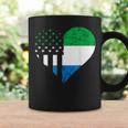 Sierra Leone American Siera Leonean Heart Flag Pride Coffee Mug Gifts ideas