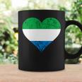 Sierra Leone Heart Siera Leonean Roots Flag Pride Love Coffee Mug Gifts ideas