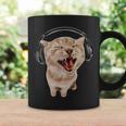 Silly Cat With Headphones Coffee Mug Gifts ideas