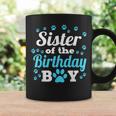 Sister Of The Birthday Boy Dog Paw Bday Party Celebration Coffee Mug Gifts ideas