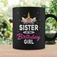 Sister Of The Birthday Girl Sister Unicorn Birthday Coffee Mug Gifts ideas