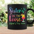 Sister's Trip 2024 Sisters' On The Loose Tie Dye Coffee Mug Gifts ideas