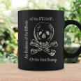 Skull Crossbones O The Fatal Stamp Beige Coffee Mug Gifts ideas
