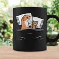 Sleeping Weasel With Stuffed Animal Coffee Mug Gifts ideas