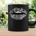 Snakeskin Lips Snakes Print Kiss Mouth Coffee Mug Gifts ideas
