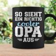 With So Sieht Ein Richtig Cooler Opa German Text Black Tassen Geschenkideen