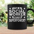Social Worker Superhero Social Work Coffee Mug Gifts ideas