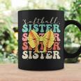 Softball Sister Vintage Sport Lover Sister Mothers Da Coffee Mug Gifts ideas