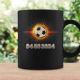 Solar Eclipse 2024 America Totality 04 08 2024 Soccer Player Coffee Mug Gifts ideas