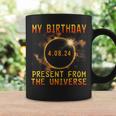 Solar Eclipse 2024 Birthday Present 4824 Totality Universe Coffee Mug Gifts ideas