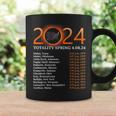 Solar Eclipse 2024 Party America Totality Total Usa Map Coffee Mug Gifts ideas