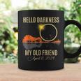 Solar Eclipse April 08 2024 Hello Darkness My Old Friend Coffee Mug Gifts ideas