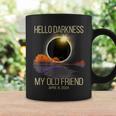 Solar Eclipse April 08 2024 Hello Darkness My Old Friend Coffee Mug Gifts ideas