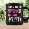 Soon To Be Mommy Again Est 2023 Baby Shower Girl Loading Coffee Mug Gifts ideas