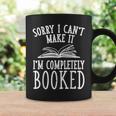 Sorry I Can't Make It I'm Completely Booked Reading Coffee Mug Gifts ideas