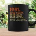 Special Birthday Vintage 1951 Year Man Myth Legend Coffee Mug Gifts ideas