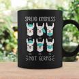 Spread Kindness Not Germs Llamastay With Face Mask Coffee Mug Gifts ideas