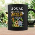 Squad Of The Wild Three Animal Safari 3Rd Birthday Party Coffee Mug Gifts ideas