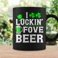 St Patrick's Day I Lucking Fove Beer Coffee Mug Gifts ideas