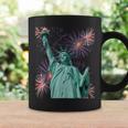 Statue Of Liberty Firework And Freedom Patriotic Coffee Mug Gifts ideas