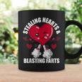 Stealing Hearts And Blasting Farts Quote Kids Men Dino Coffee Mug Gifts ideas