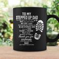 To My Stepped Up Dad Thanks You For Stepping Dad Coffee Mug Gifts ideas