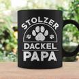 Stolzer Dackel Papa Hundepapa Teckel Dachshund Tassen Geschenkideen