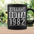 Straight Outta 1982 Year Of Birth Birthday Coffee Mug Gifts ideas