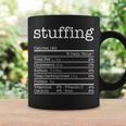 Stuffing Nutrition Facts Thanksgiving Christmas Food Coffee Mug Gifts ideas