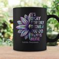 Suicide Prevention Awareness Teal Ribbon And Sunflower Coffee Mug Gifts ideas