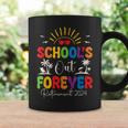 Summer Vacation Retro School's Out Forever Retirement 2024 Coffee Mug Gifts ideas