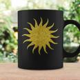 Sun Solar System Golden Retro Symbol Tassen Geschenkideen