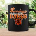 Sundays Are For The Dawgs Cleveland Ohio Dawg Coffee Mug Gifts ideas