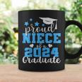 Super Proud Niece Of 2024 Graduate Awesome Family College Coffee Mug Gifts ideas